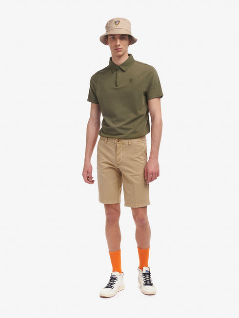 Bermuda Uomo 21SBLUP02243 in cotone Beige BLAUER- Francavilla Moda